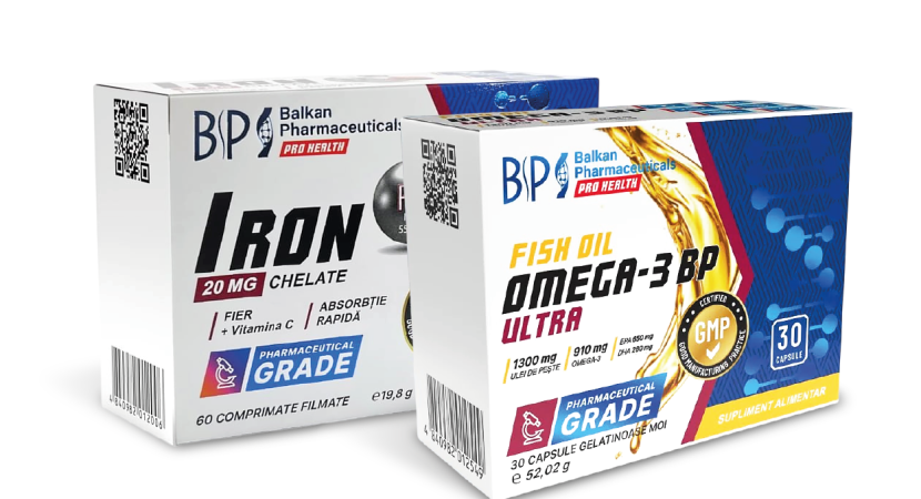 Iron + Omega 3 — сила и баланс