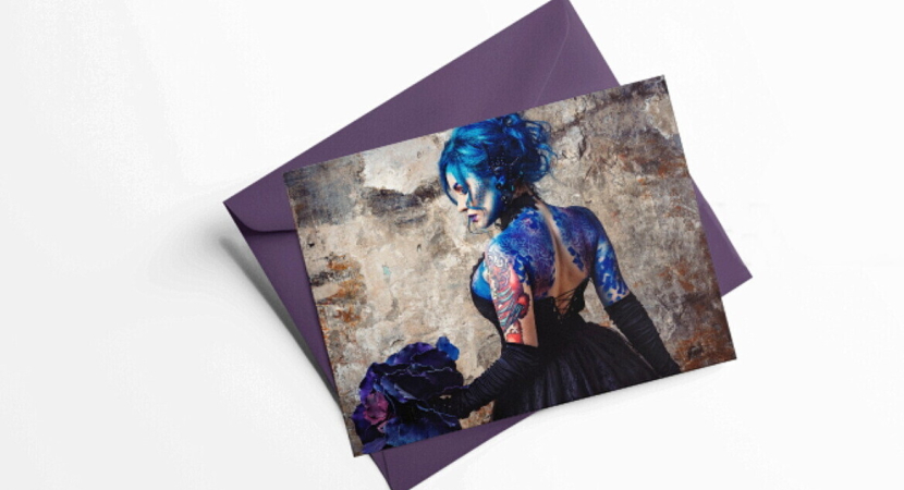 Эксклюзивная открытка "Песни Русалки" с персональным именным автографом