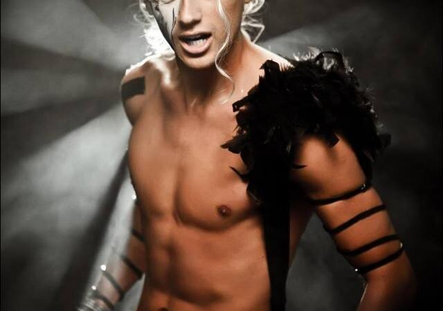 Фотографии с Вадимом Демчог и с актерами в гриме и костюмах