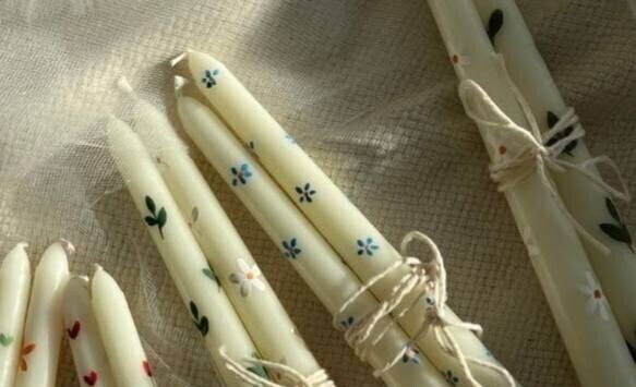 Набор свечей ручной работы