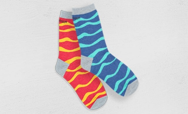 Носки #3 «Волны»