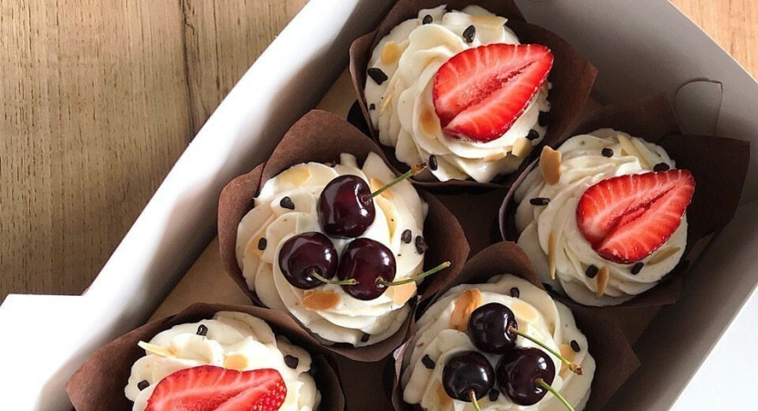 Коробочка капкейков (6 шт) от @le_muale